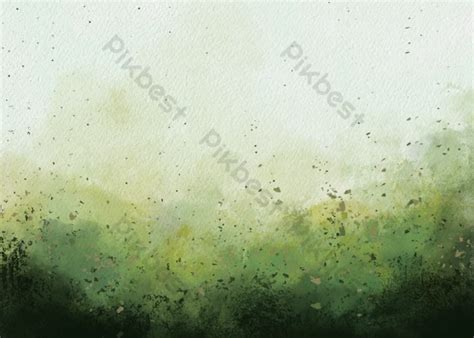 Green Watercolor Texture Abstract Background Psd Free Download Pikbest