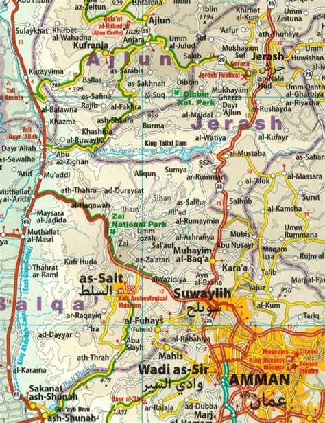 Jordania Mapa Samochodowa Sk Adana Reise Know How