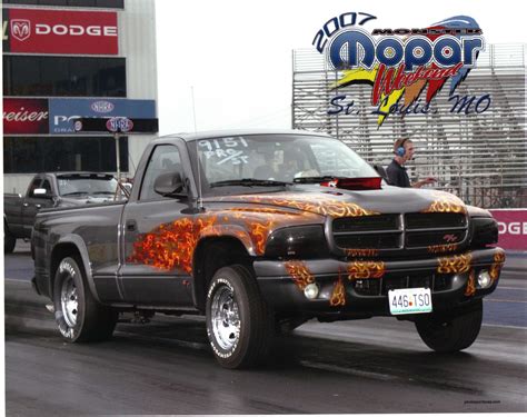 Dodge Dakota R T Nitrous Mile Drag Racing Timeslip Specs