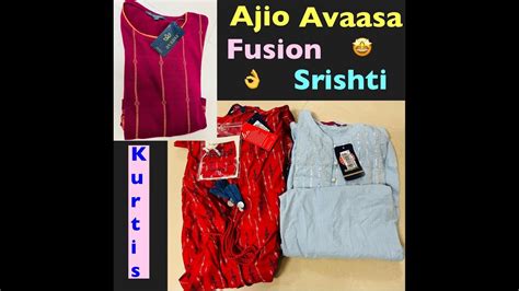 Ajio Lo Chala Days Tarvata Avaasa Srishti Fusion Kurtis Haul Under