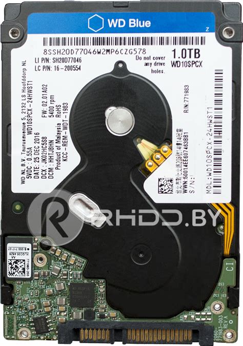 WD10SPCX с клином шпинделя