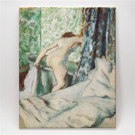 Nude lady The Morning Bath ca 1887 1890 Canvas Wall Art Wall Décor