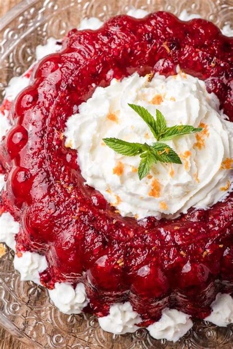 Cranberry Jello Salad Make Ahead Holiday Side Or Dessert