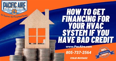 How To Get Financing For Your HVAC System If You Have Bad Credit