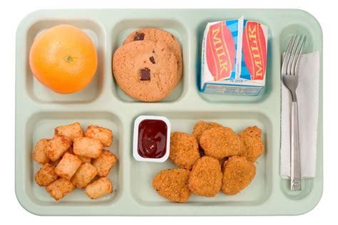 Elementary School Cafeteria Food