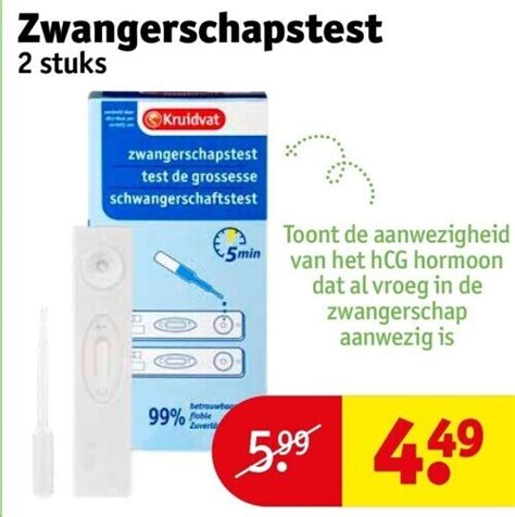 Zwangerschapstest Promotie Bij Kruidvat