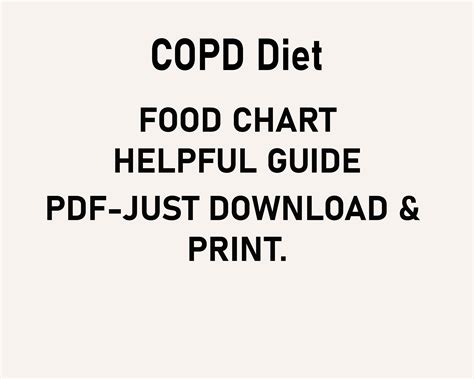 Copd Diet Food List Copd Diet Plan Pdf Food Chart Diet Sheet For Chronic Obstructive