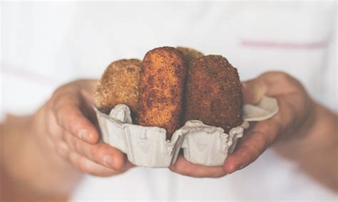 Chefs Recipe Hot Rice Fritters Stuffed With Mozzarella From Katie