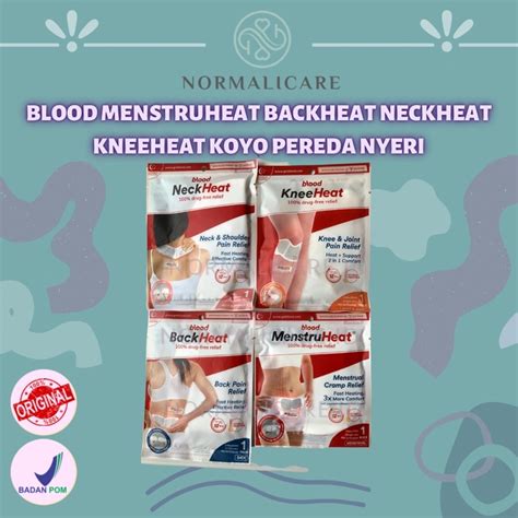 Jual Ready Stock Blood Ps Love Menstruheat Backheat Neckheat