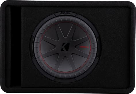 Kicker Compr Dual Voice Coil Ohm Loaded Subwoofer Enclosure