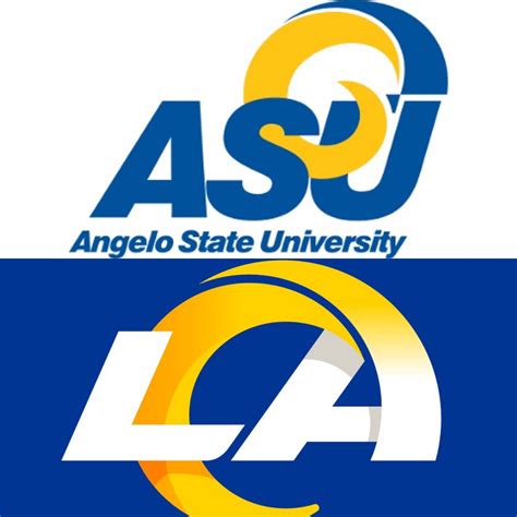 The Rams Stole Their New Logo Design From Angelo State University ...