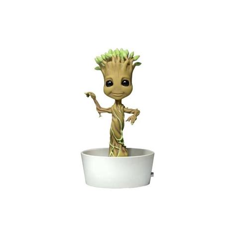 Figura Groot Bailando En La Maceta Guardianes De La Galaxia Marvel Cm