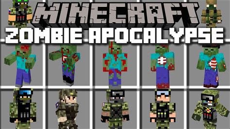 Minecraft Zombie Apocalypse Mod Defend And Fight Off Evil Zombies