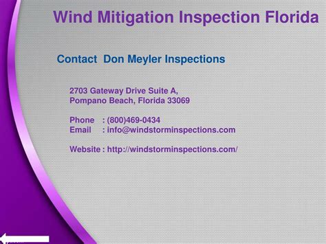 Ppt Wind Mitigation Inspection Florida Powerpoint Presentation Free Download Id7641712