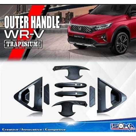 HITAM Package Cover Handle Outer Handle Honda WRV WR V 2023 2024