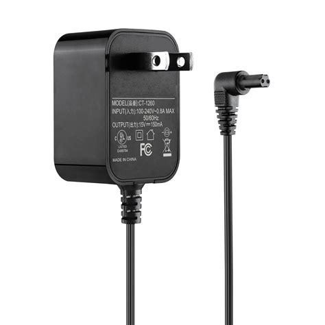 PwrON 6ft UL Listed 15V 150mA AC Adapter For Black Decker 90627870