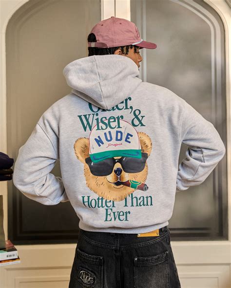 Hot Hoodie Grey Melange – Nude Project