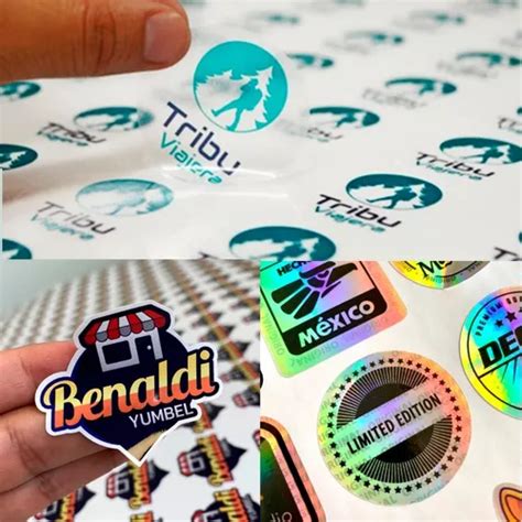 Stickers Vinil Transparente Personalizados X Cm Pzas En Venta