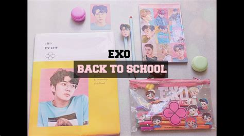 DIY K POP EXO Decora tus útiles escolares ver Lucky one YouTube