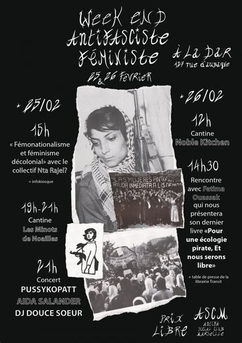 Week End Féministe Antifasciste à Marseille 🔴 Info Libertaire