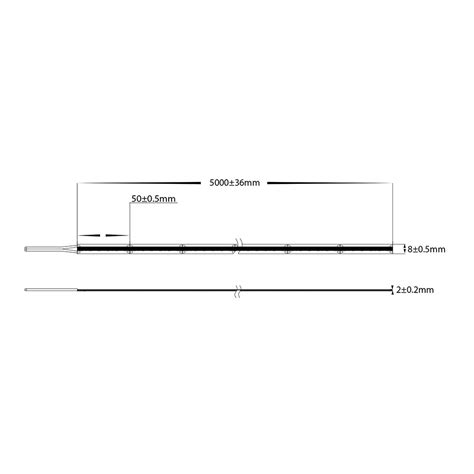 Dotless Csp W V Dc Dimmable Led Strip Cool White Hv Ip