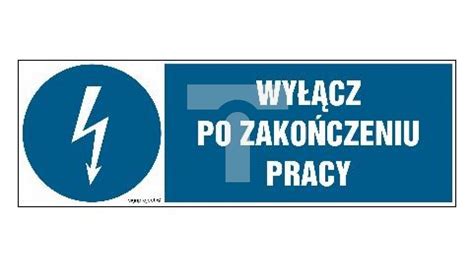 ZNAK HF016 Używaj narzędzi o napędzie elektrycznym zasilanym