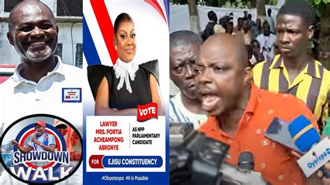 Break Abronye Cries Ken Agyapong Showdown Repeats In Ejisu NPP Bye