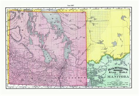 North And Western Canada The Map Chest