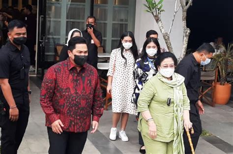 Erick Thohir Temani Megawati Kunjungi Galeri Bung Karno Di Sarinah