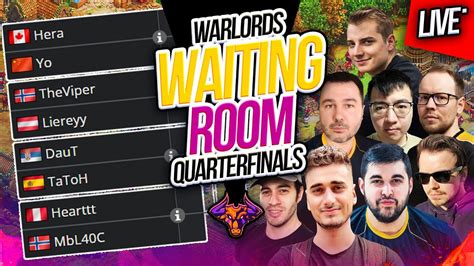 Quarterfinals On Warlords Waiting Room Theviper Hera Liereyy Yo