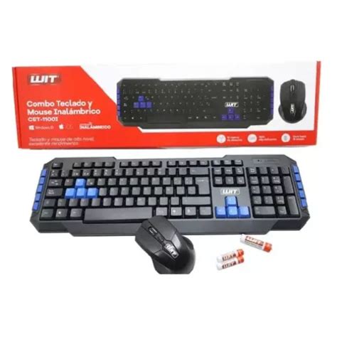 Combo Teclado Y Mouse Inalámbrico Tipo Gamer Luegopago