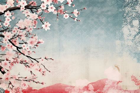 Cherry Blossom Backgrounds Outdoors Pattern Free Photo Illustration