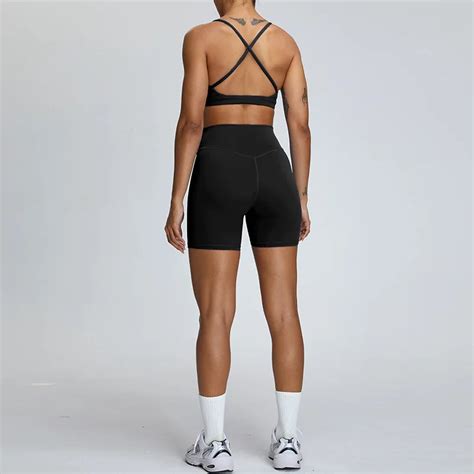 Custom Logo Solid Color Women Gym Bike Shorts Running Workout High Waisted Fitness Yoga Shorts