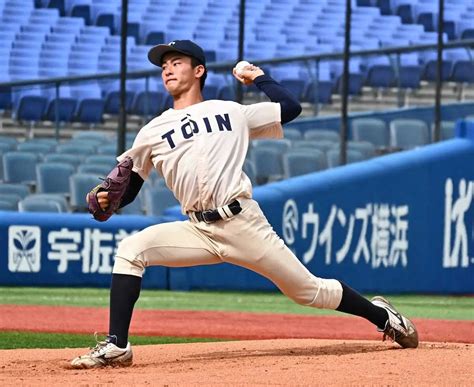 ＜桐蔭横浜大・関東学院大＞8回3失点で今季初黒星を喫した桐蔭横浜大の古謝（撮影・村井 樹） ― スポニチ Sponichi Annex 野球