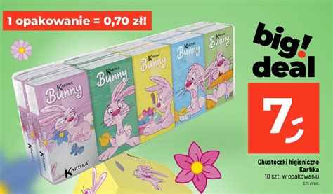 Chusteczki Higieniczne Bunny Kartika Cena Promocje Opinie Sklep