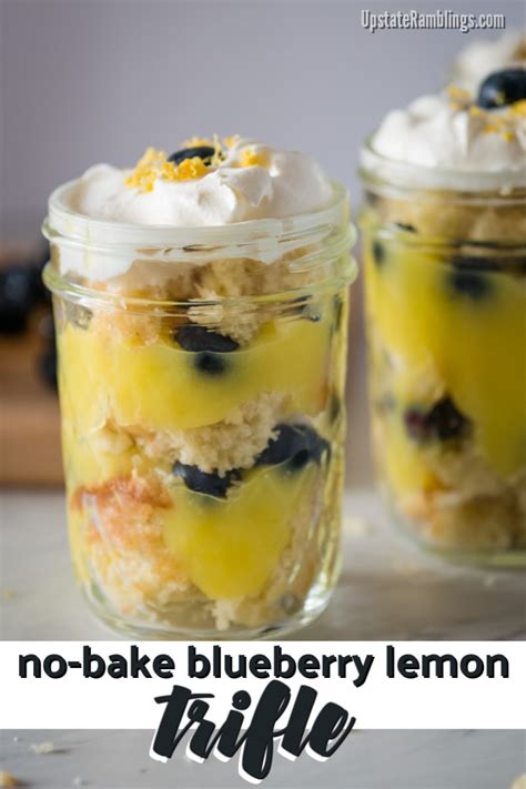 Blueberry Lemon Trifle Upstate Ramblings