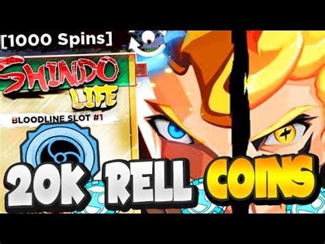 SAIU OS NOVOS CÓDIGOS 1000 SPINS E 20K RELL COINS do SHINDO LIFE