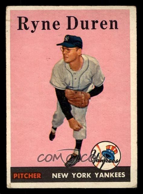 1958 Topps Base 296 Ryne Duren Good