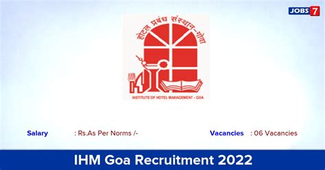 Ihm Goa Recruitment 2022 2023 Lower Division Clerk Jobs Offline