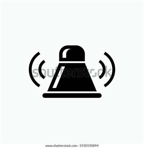 Buzzer Icon Alert Button Symbol Vector Stock Vector Royalty Free