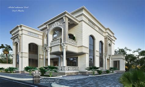 Luxury Classic Style Villa On Behance