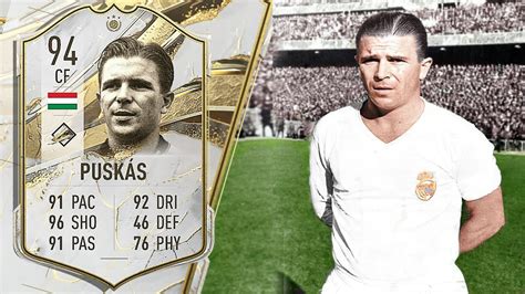 94 Prime Icon Puskas Player Review Fifa 23 Youtube