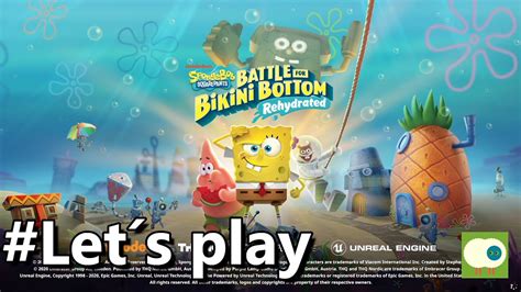 BOB ESPONJA BATALHA NA FENDA DO BIQUÍNI LETS PLAY FIRST TIME