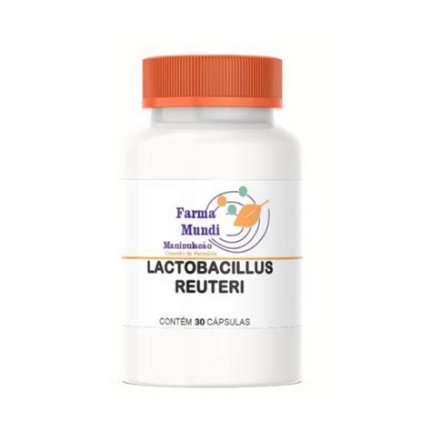 Lactobacillus Reuteri 1 Bilhão Ufc 30 Cápsulas Farma Mundi