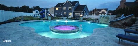 Backyard Design Gunite pool Masonry and landscape - Gappsi Group