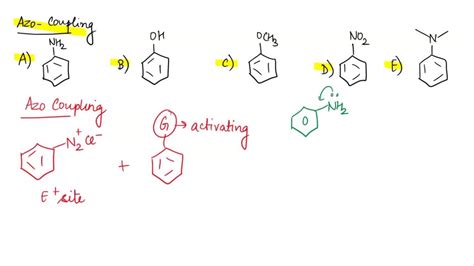 SOLVED 10 Which Of The Following Compound Will Not Undergo An Azo