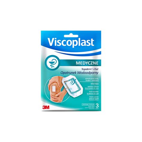 Viscoplast Tegaderm Pad Opatrunek Wodoodporny X Cm Sztuki