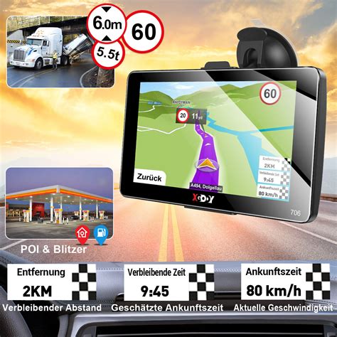 Xgody Zoll Gps Navi Navigation F R Auto Lkw Pkw Navigationsger T