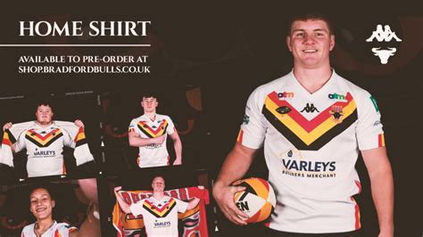 Bradford Bulls Launch Outstanding New Shirt For 2024 Season Serious