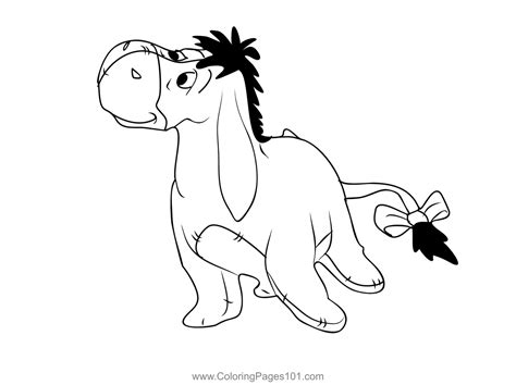 Eeyore 2 Coloring Page for Kids - Free Eeyore Printable Coloring Pages Online for Kids ...